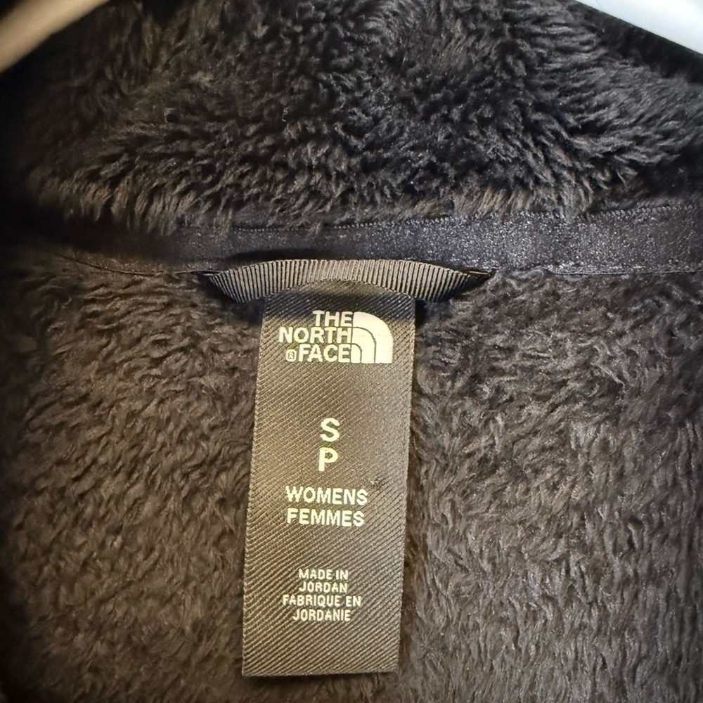 The North Face ‘Osito’ Jacket Soft Black High-Pile Fleece Women’s Size Small - Picture 4 of 16